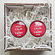 Earrings silver plated Keep calm (red). Earrings. Linda (LKdesign). My Livemaster. Фото №4