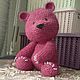 Pink Bear with manicure, Stuffed Toys, Moscow,  Фото №1
