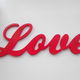 Буквы из пластика,"LOVE",38х13,5х0,8см, Слова, Омск,  Фото №1