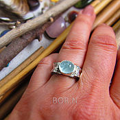 Украшения handmade. Livemaster - original item Silver ring with aquamarine. Handmade.
