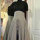 Order Lower linen dress with short sleeves (black linen). pugovkino delo (Pugovkino-delo). Livemaster. . Dresses Фото №3