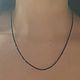 Чокер из серебра и обсидиана 47 см. Чокер. Newstylejewelry. Ярмарка Мастеров.  Фото №6
