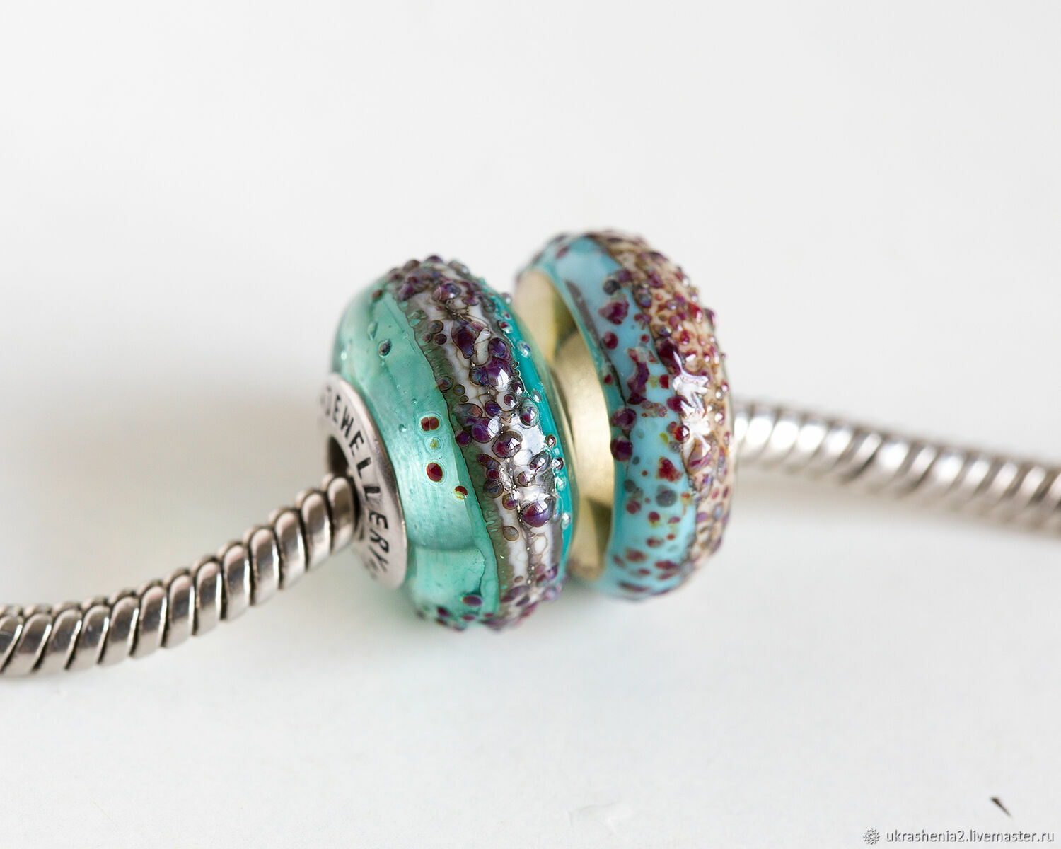 Бусины шармы для браслетов Пандора, Trollbeads. Лэмпворк, Бусины, Краснодар,  Фото №1