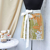 Для дома и интерьера handmade. Livemaster - original item Aprons:Apron apron for the kitchen Flowers of Thailand. Handmade.