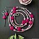 Set . earrings agate jadeit rose quartz. Jewelry Sets. ELENA KARPOVA. My Livemaster. Фото №5