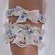 Garter for wedding bride -a Set of "Lace", Garter, Moscow,  Фото №1
