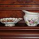 Заказать Винтаж: Royal Crown Derby Фарфор Букеты Дерби Розетка Молочник Англия. Мир фарфора и украшений. Ярмарка Мастеров. . Тарелки винтажные Фото №3
