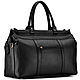 Leather city bag 'foster' (black), Valise, St. Petersburg,  Фото №1