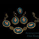 Embroidered complete Artemis, Jewelry Sets, Moscow,  Фото №1