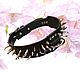 Collars: Leather collar width 5 cm. Dog - Collars. AGAT Galina. Online shopping on My Livemaster.  Фото №2