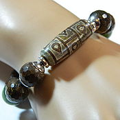 Украшения handmade. Livemaster - original item Bracelet made of Jade, Bronzite and JI beads. Amulet,talisman.. Handmade.