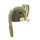 Rabbit. Hat for sauna, made of wool, . the year of the rabbit, Bath accessories, Moscow,  Фото №1