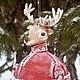Order The fawn is a Christmas tree toy. christmas tree toys, deer. Unique gifts. Anastasiya Kosenchuk. Livemaster. . Christmas decorations Фото №3