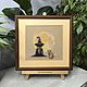 Picture cross stitch witch Look at the moon, cross stitch, Pictures, Chelyabinsk,  Фото №1