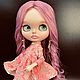 Кукла Блайз с длинными розовыми волосами кастом Blythe doll TBL ooak. Кукла Кастом. Александра А. (niceblythe). Интернет-магазин Ярмарка Мастеров.  Фото №2