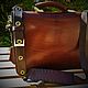 Order Men's briefcase. CraftHard. Livemaster. . Brief case Фото №3