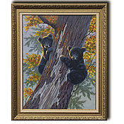 Картины и панно handmade. Livemaster - original item Cubs / 50h70 cm/ oil painting on canvas. Handmade.