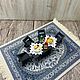 Заказать Кукольная миниатюра румбокс набор Скатерть 4 салфе. Multi Color Crochet (voronkova-olga). Ярмарка Мастеров. . Румбоксы Фото №3