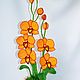 Орхидея из бисера, Цветы, Краснодар,  Фото №1