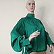 Blouse%#%40R., 42p., 44r., 46R., 48r., 50., 52r/ silk, green. Blouses. ERIO SHOP. Online shopping on My Livemaster.  Фото №2