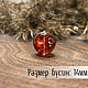 Beads ball 14mm made of natural Baltic amber cognac with husk. Beads1. LUXAMBER. Online shopping on My Livemaster.  Фото №2