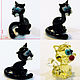 Collectible micro figurine glass Cats from the series gangs of new York. Miniature figurines. In Glass. Online shopping on My Livemaster.  Фото №2