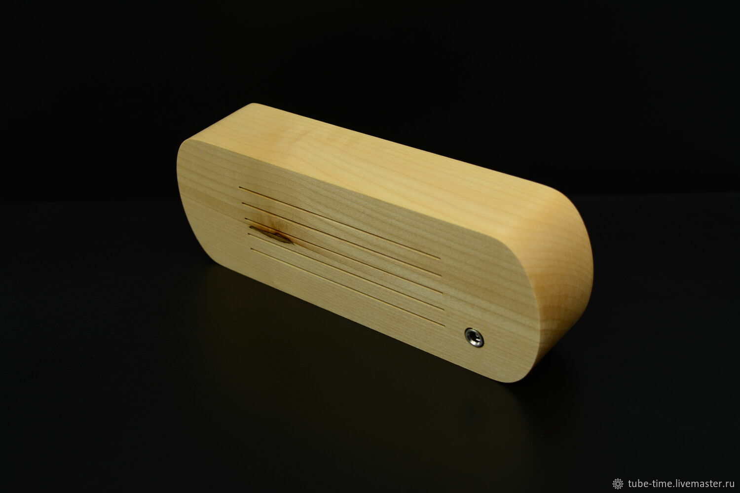 Настольные ламповые часы ИН-12 Массив клёна + Амарант – купить онлайн ...