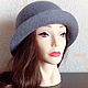 Hat felted 'Classic grey', Hats1, Minsk,  Фото №1