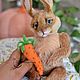 Teddy Rabbit Cashew bunny collectible author's bunny Easter. Teddy Toys. NatalyTools (natalytools). My Livemaster. Фото №5
