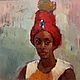 'Portrait Of Amalia. Red turban', Pictures, Moscow,  Фото №1