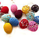 Set of 5 pieces 6 cm Easter Eggs Knitted Bright. Eggs. BarminaStudio (Marina)/Crochet (barmar). My Livemaster. Фото №5
