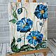Painting Blue poppy, Blue flowers, Himalayan poppy, oil, 20h25. Pictures. Valeria. Online shopping on My Livemaster.  Фото №2