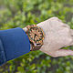 Africa Brown L от Timbersun, Деревянные наручные часы ручной работы. Часы наручные. Уникальные аксессуары Timbersun. Ярмарка Мастеров.  Фото №5