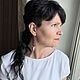 Серьги "Сердечки" жемчуг, турмалин. Серьги классические. Svetlana Revina. Ярмарка Мастеров.  Фото №7