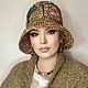Шляпа ДОМИК -2 ручной работы из листьев пальмы. Шляпы. Анна Лесникова      Les accessoires. Ярмарка Мастеров.  Фото №4