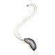 Order Pendant with natural stone 'Night' chain with agate pendant. Irina Moro. Livemaster. . Pendants Фото №3