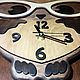 Заказать Часы настенные из дерева «Сова» для детской и не только. Love & Woodwork / Марина и Роман Петровы. Ярмарка Мастеров. . Часы классические Фото №3