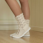 Обувь ручной работы handmade. Livemaster - original item Summer boots 