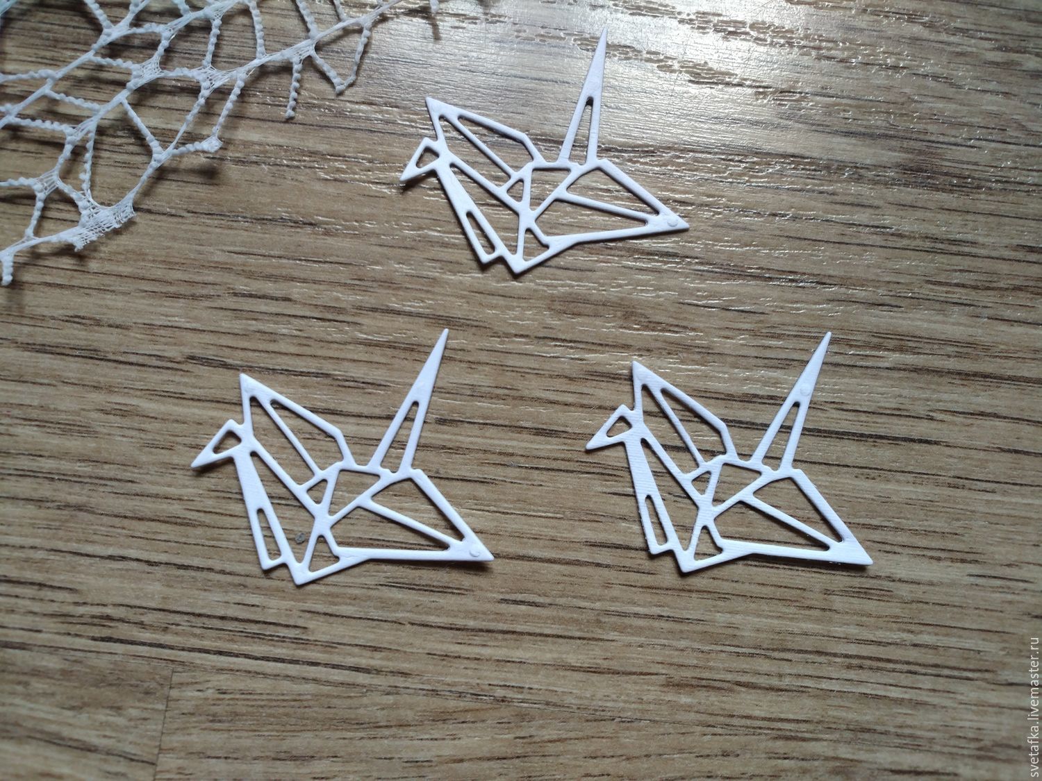 !Cutting for scrapbooking - CRANE origami, diz cardboard, Scrapbooking cuttings, Mytishchi,  Фото №1