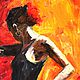 Танец вдохновения. Картина маслом. Картины. Олеся Осипова Яркая живопись. Ярмарка Мастеров.  Фото №4