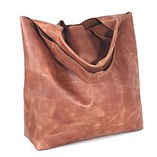 Сумки и аксессуары handmade. Livemaster - original item Red satchel Bag medium leather bag shopper Bag Mike. Handmade.