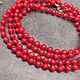 Natural Red Coral Long Beads. Beads2. naturalkavni. My Livemaster. Фото №5
