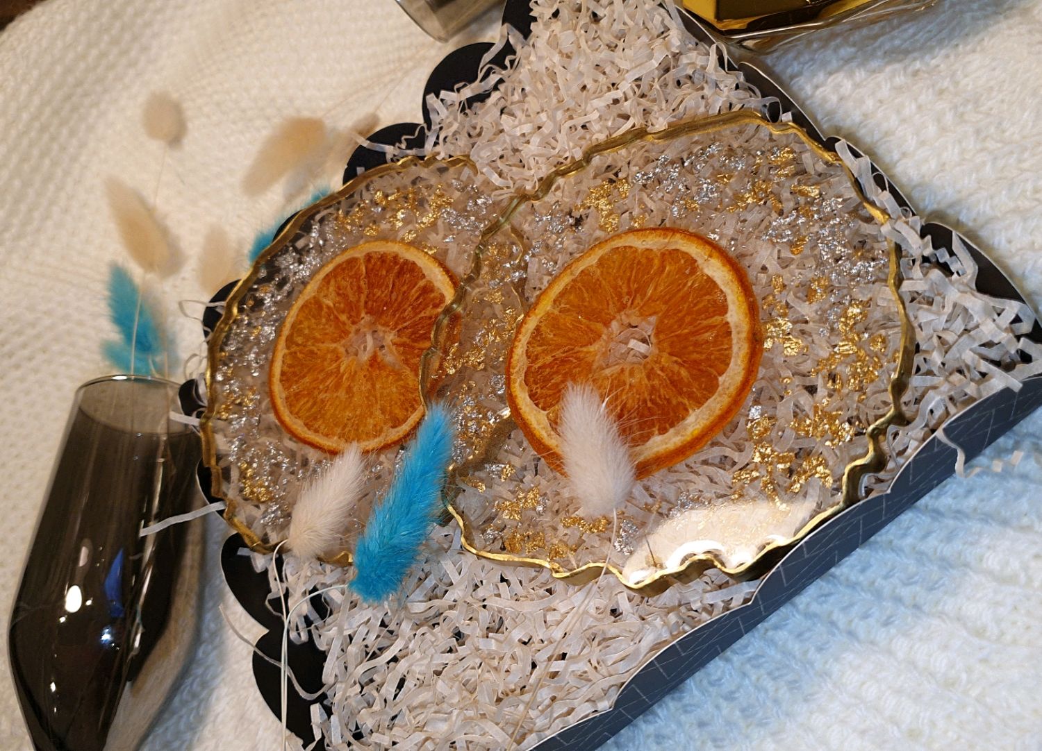 Набор костеров /подставок из эпоксидной смолы в интернет-магазине на ...