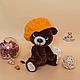 Order Soft toy Bear Bumsy Bear knitted plush toy. vyazunchiki-lz (vyazunchiki-lz). Livemaster. . Stuffed Toys Фото №3