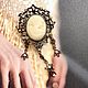 Камея. Брошь камея. Камея брошь. Брошь-булавка. 4NADYA Jewelry. Интернет-магазин Ярмарка Мастеров.  Фото №2