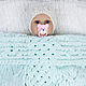 blankets for kids: Plush blanket for baby. Baby blankets. Knitwear shop Fairy Tale by Irina. My Livemaster. Фото №6