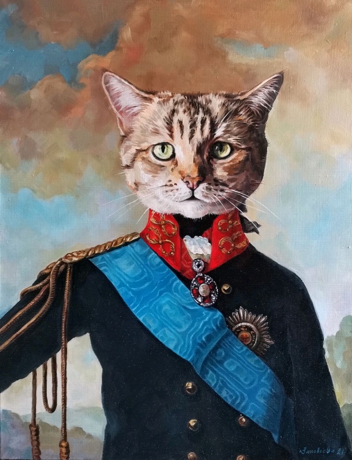Портрет кота императора