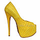 Summer shoes from Python. Open shoes, Python heels. Economie platform shoes. More women's shoes handmade. Bright shoes from Python. Women's peep toes. Louboutins Python
