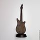 A statue or a stand for your phone 'Guitar'. Stand. Wooden cats-Alexander Savelyev. My Livemaster. Фото №5