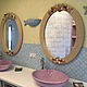Mirror in the frame 'Ocean cruise' large wall mirror, Mirror, Rybinsk,  Фото №1